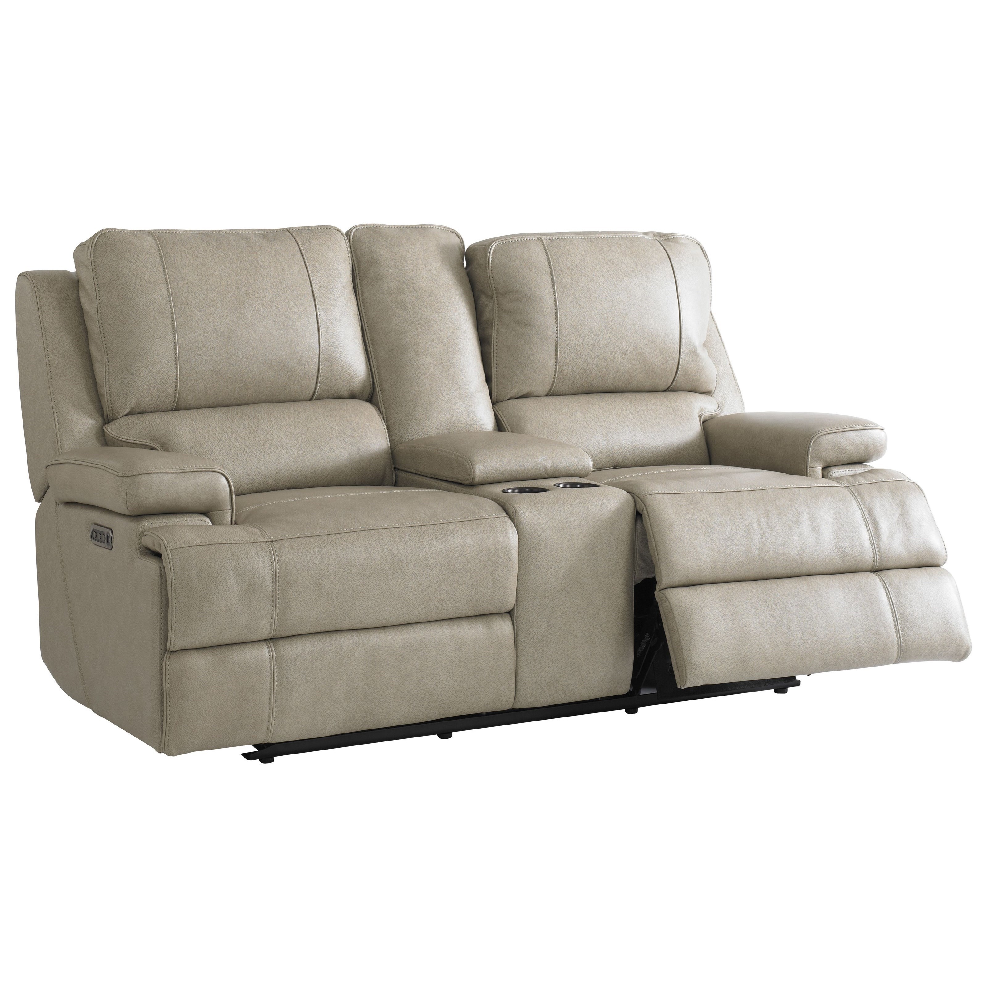 Bassett Club Level Parsons 3729 PC42F Double Reclining Console